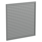 90 x 16mm Slatted Gate - Pre Fabricated Aluminium Slat Gate - 1720mmW x 1800mmH